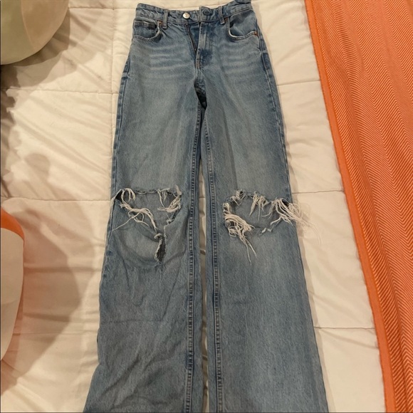 Zara Denim - Zara wide leg jeans
